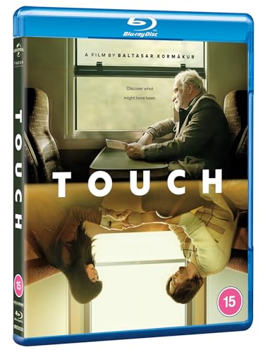 Blu-ray cover for “Touch” featuring a man and reflected woman on a train.