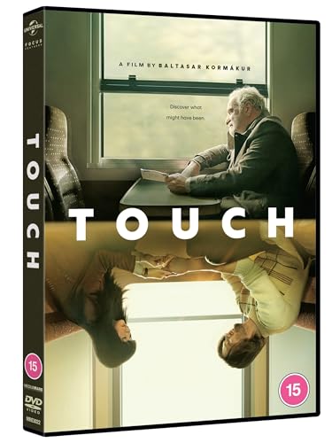 DVD cover art showing a man sitting on a train, mirrored by a couple.