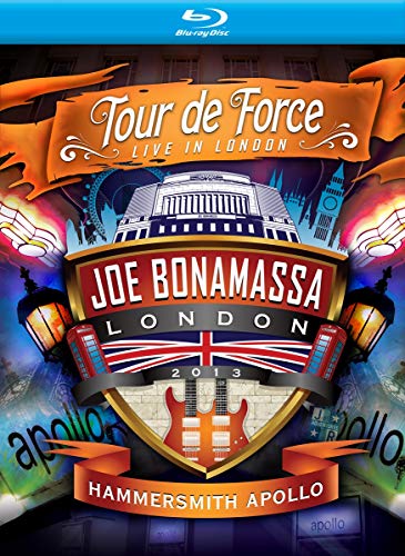 Blu-ray cover for Joe Bonamassa’s “Tour De Force” concert in London.