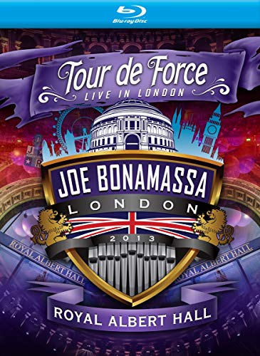 Joe Bonamassa “Tour De Force” Blu-ray cover featuring Royal Albert Hall.