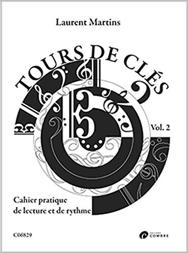 Sheet music cover, "Tours de Clés Vol. 2" with abstract key design.