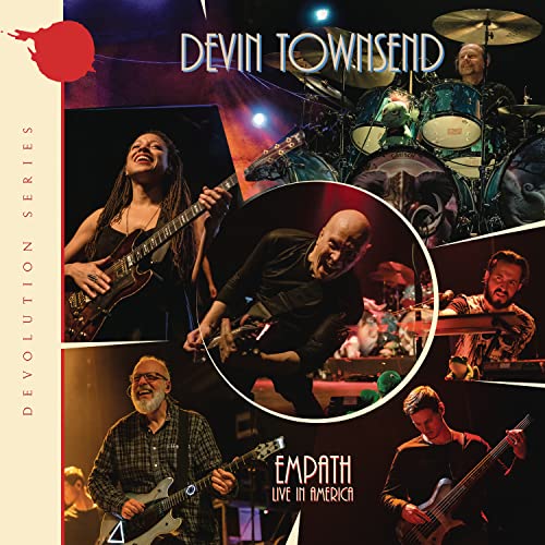 Devin Townsend album cover: band performing live on stage.