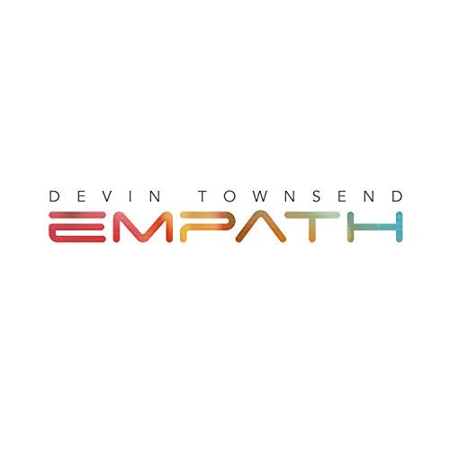 Devin Townsend "Empath" album cover with colorful, stylized text.