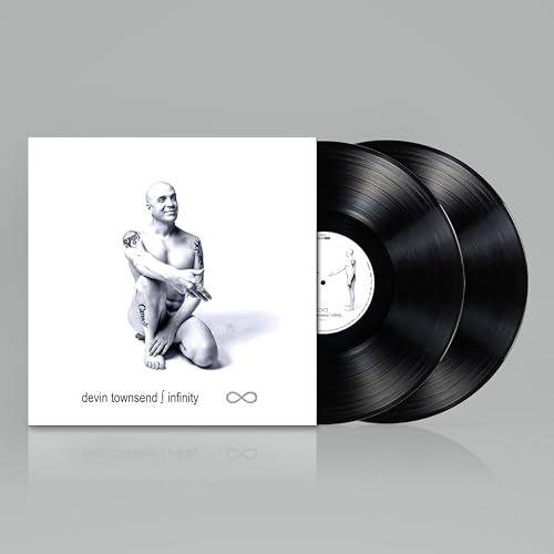 Devin Townsend’s “Infinity” 25th Anniversary double vinyl record with cover art.