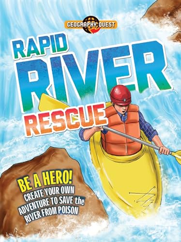 A person in a yellow kayak paddles through rapids on a book cover.