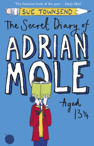 Book cover with illustrated boy holding a diary, bold title lettering.
