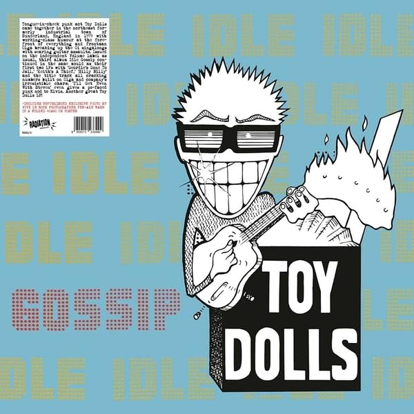 Record cover featuring a cartoon character with sunglasses and a guitar.