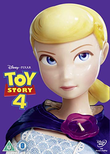 Toy Story 4 DVD cover featuring Bo Peep, a porcelain doll.