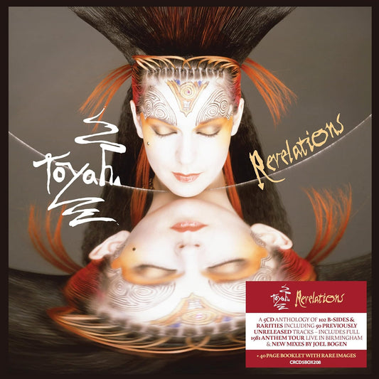 CD cover for Toyah’s “Revelations” featuring a double exposure portrait.