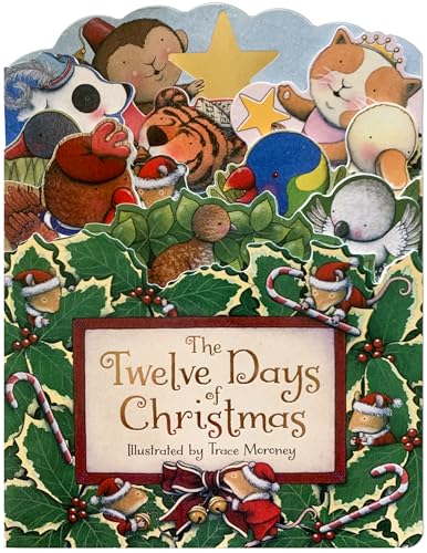 Children’s book cover, “The Twelve Days of Christmas,” featuring animal illustrations.