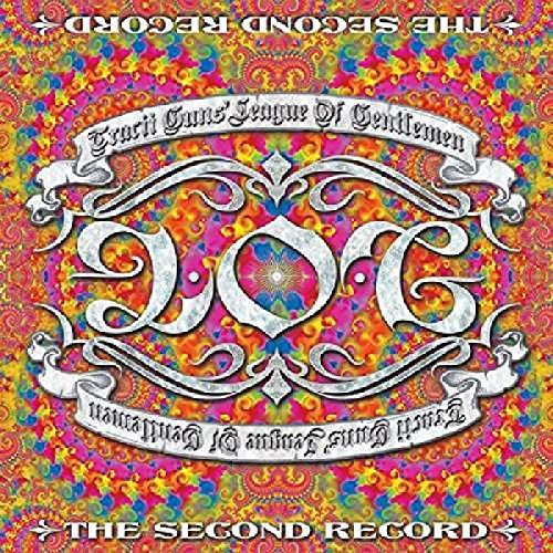 Album cover with a psychedelic colorful background and metallic text reading LOG.