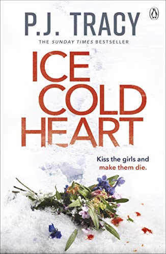 Book cover: "Ice Cold Heart" with flowers on snow, red accents.