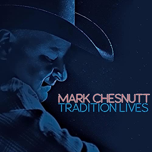 Mark Chesnutt album cover, close-up of a man in a cowboy hat.