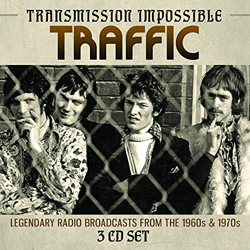 Traffic album cover, "Transmission Impossible," featuring four men with long hair.