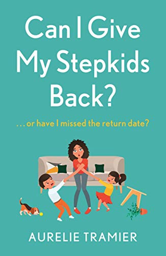 Book cover depicting a woman pulled by two children with a dog nearby.