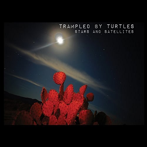 Album cover: desert landscape with cactus and a bright moon.