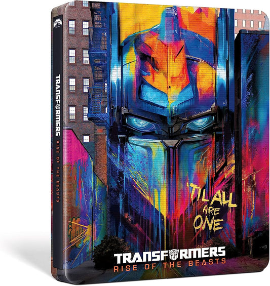 Steelbook case featuring Optimus Prime from “Transformers: Rise of the Beasts.”