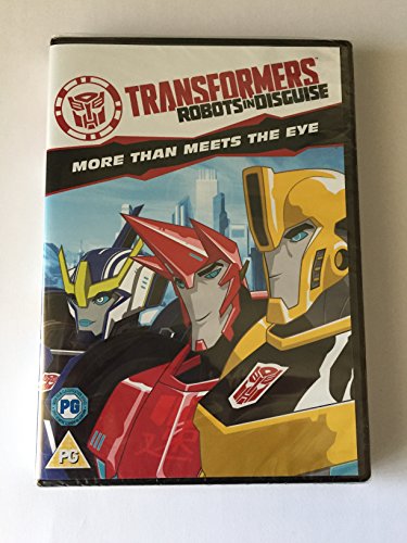 DVD case with Transformers characters and cityscape in background.