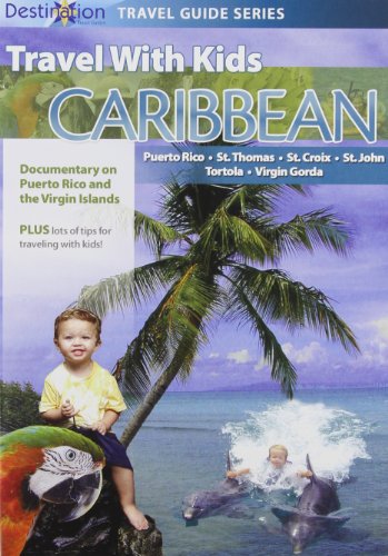 DVD cover featuring children, a parrot, palm tree, and dolphins in the Caribbean.