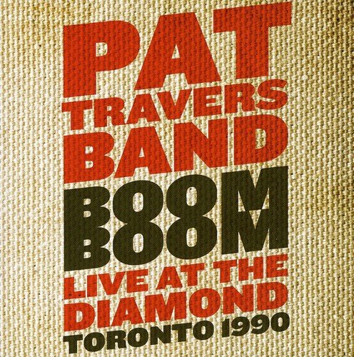CD cover for Travers Band’s “Boom Boom” with red and black text.