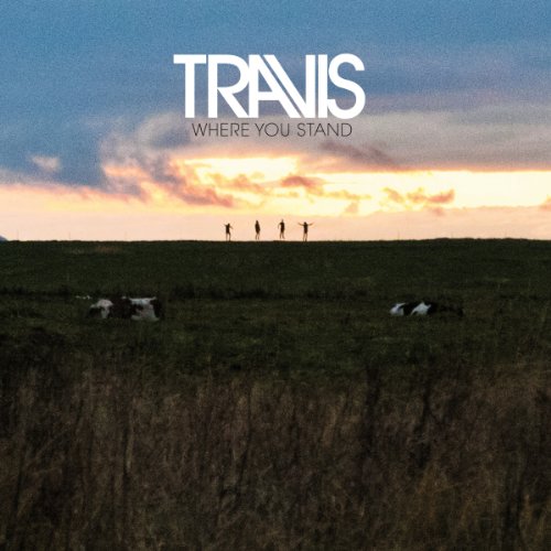 Album cover: Travis - Where You Stand, figures in a field.