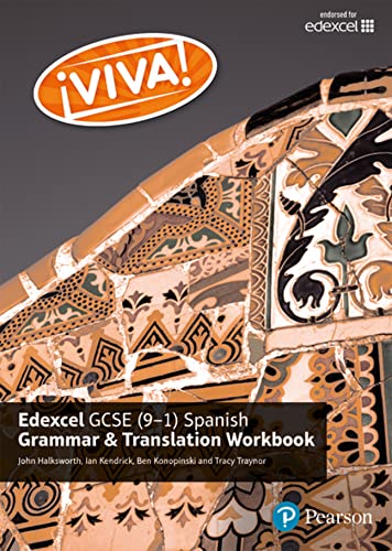 Viva! Edexcel GCSE Spanish Grammar and Translation Workbook cover featuring decorative mosaic tile patterns.