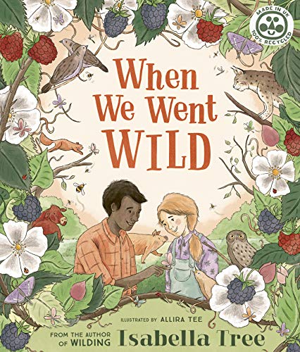 Book cover: children with a mouse, surrounded by plants and animals.