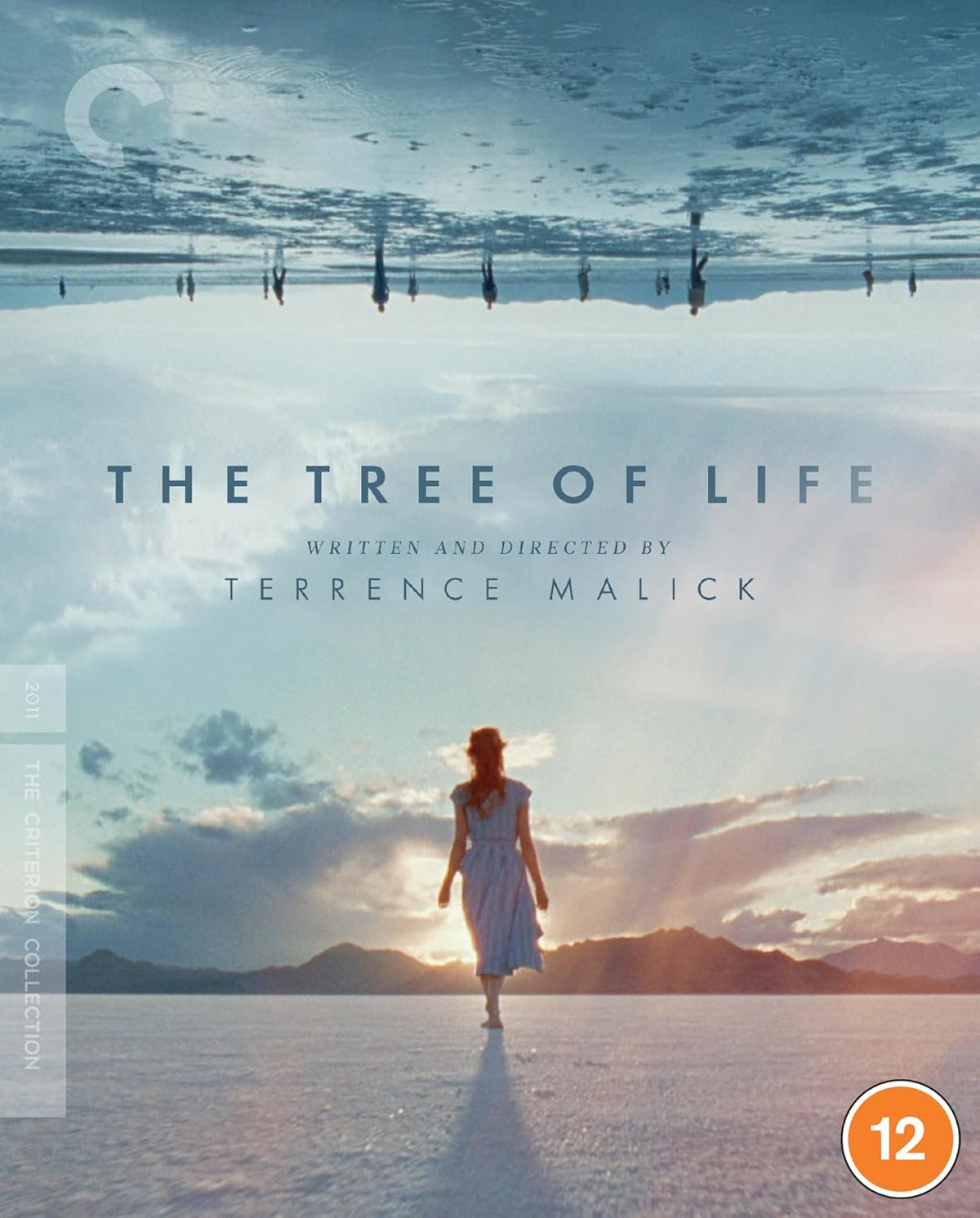 Blu-ray cover for “The Tree of Life” featuring a girl walking towards light.