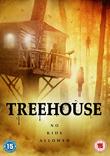 DVD cover art showing a treehouse in a forest with eerie figures hanging nearby.