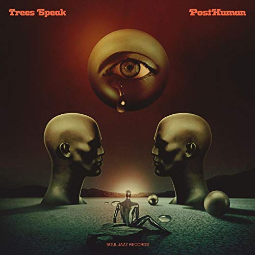 Album cover: eye within a sphere above two heads and a figure.