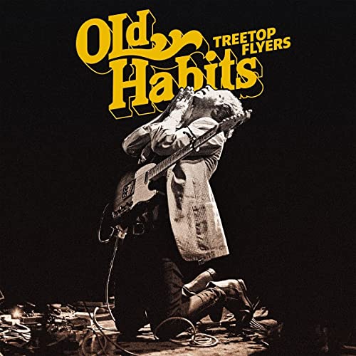 Vinyl LP cover: "Old Habits" by Treetop Flyers, featuring a guitarist.