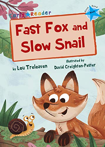 Book cover featuring a fox and snail, with red title text.