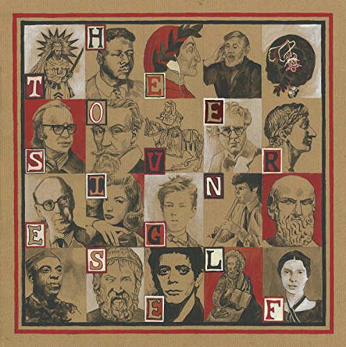 Vinyl album cover with a collage of historical figures and letter tiles spelling "THE SOVEREIGN SELF".