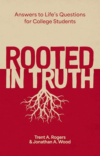 Book cover: “Rooted in Truth” with red text and root system image.