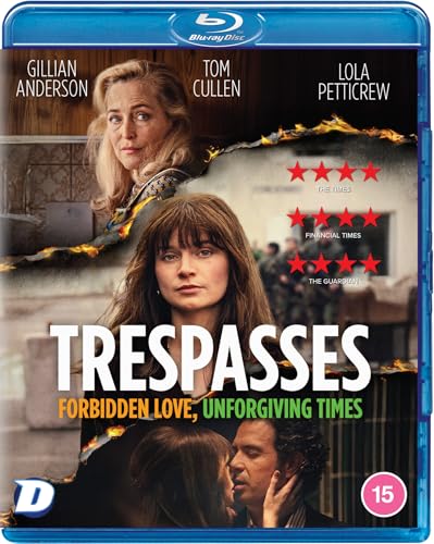 Trespasses" Blu-ray cover featuring Gillian Anderson and Lola Petticrew.