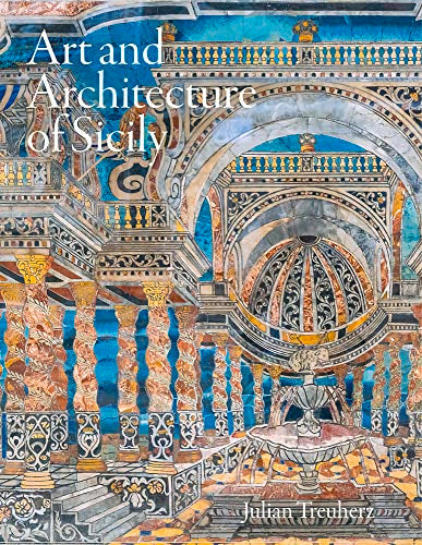 Book cover featuring intricate marble inlay artwork of a classical Sicilian architectural interior.