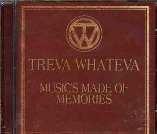 Red CD case for Treva Whateva’s “Music’s Made Of Memories.”