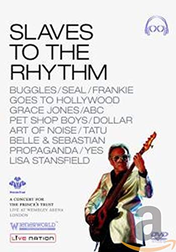 DVD cover for "Slaves To The Rhythm" featuring a musician with a guitar.