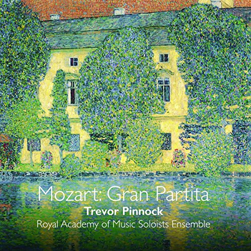 CD cover: ivy-covered building painting with "Mozart: Gran Partita" text.