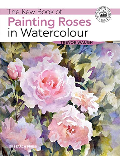 Book cover featuring a watercolour painting of pink roses and foliage.