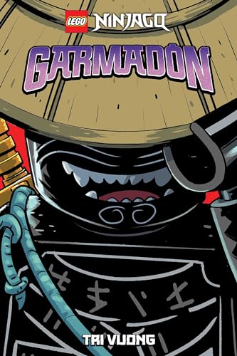 Comic book cover featuring a close-up of Garmadon wearing a straw hat.