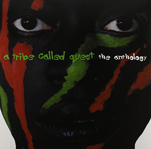 Album cover for A Tribe Called Quest’s “The Anthology” with painted face.