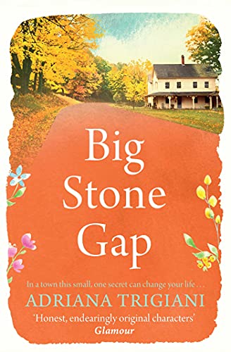 Book cover for “Big Stone Gap” with a house and autumn foliage.