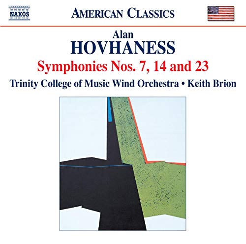 CD cover for Hovhaness symphonies, featuring abstract geometric artwork.