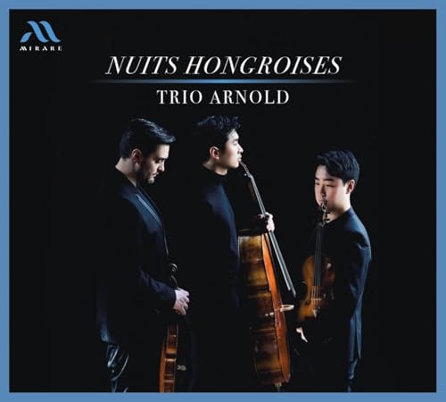 CD cover featuring Trio Arnold, three musicians with string instruments.