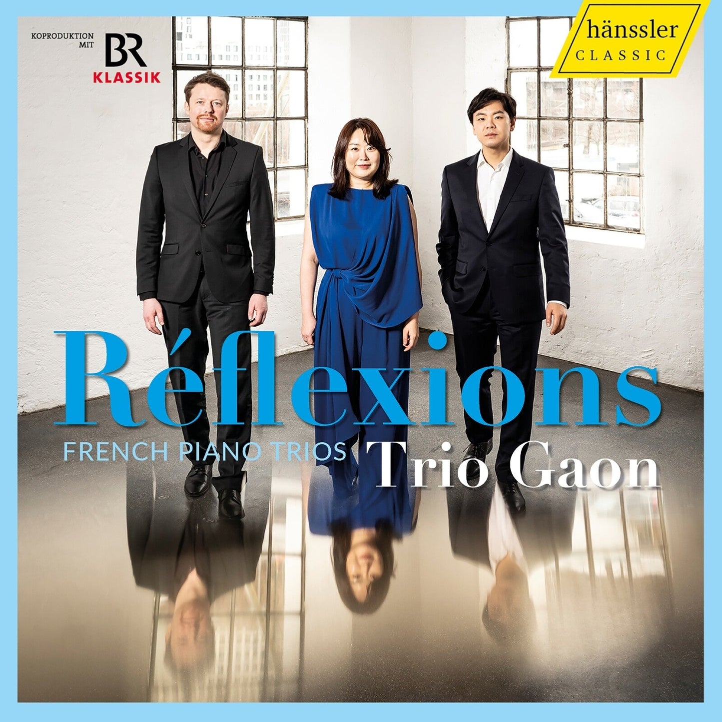 CD cover featuring Trio Gaon, three musicians in formal attire.