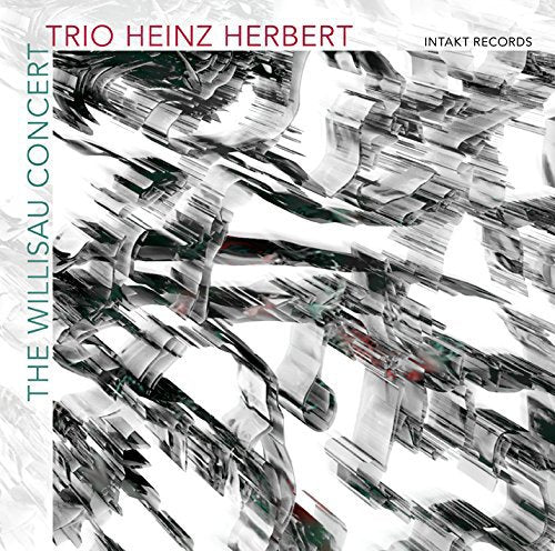 Album cover with abstract trumpet image, titled "Trio Heinz Herbert - The Willisau Concert".
