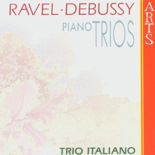 CD cover for Ravel and Debussy Piano Trios performed by Trio Italiano.