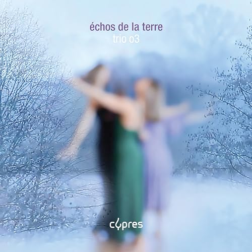 CD cover with blurred figures dancing amongst winter branches.