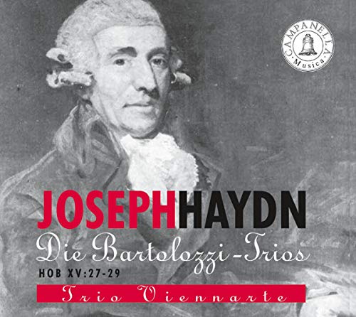 CD cover featuring a portrait of composer Joseph Haydn.